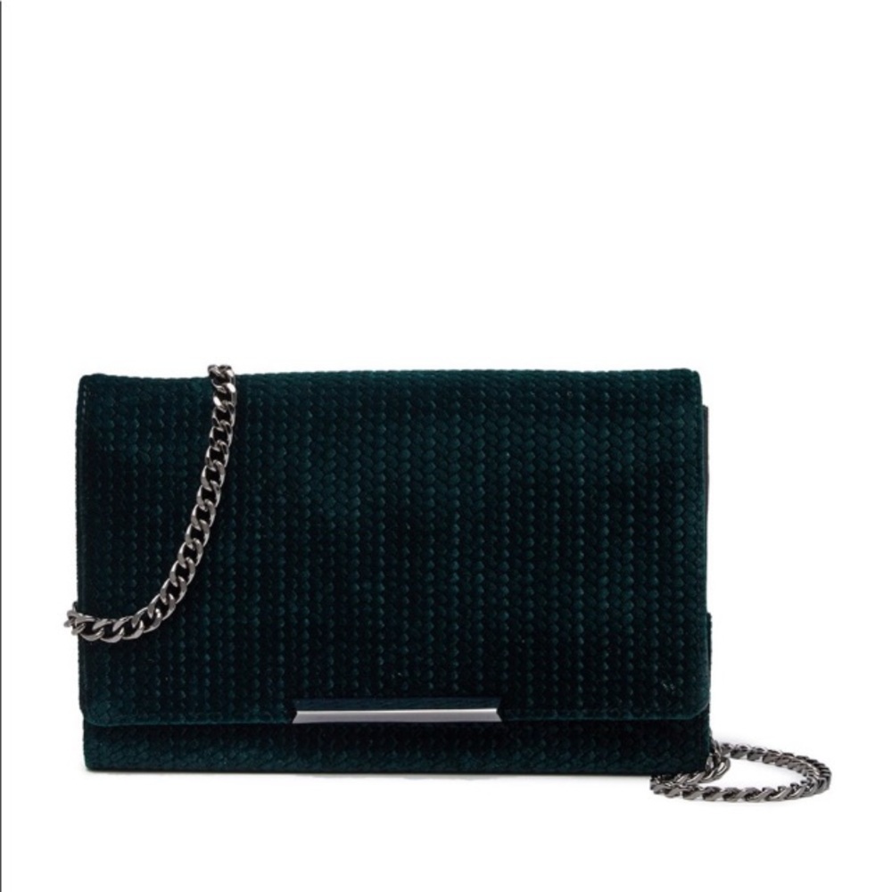 Botkier Vanderbilt Wallet On A Chain Emerald
